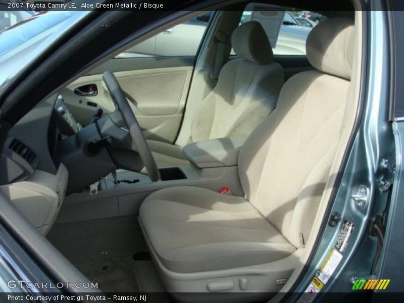 Aloe Green Metallic / Bisque 2007 Toyota Camry LE