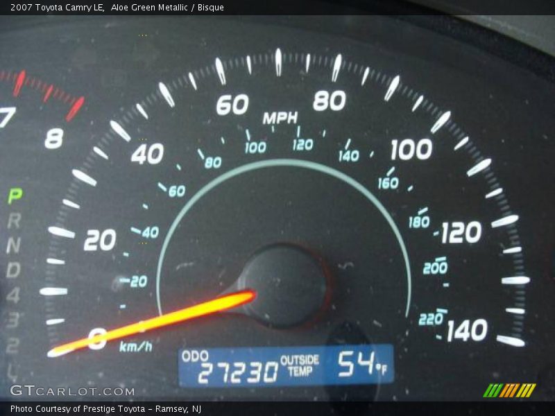 Aloe Green Metallic / Bisque 2007 Toyota Camry LE