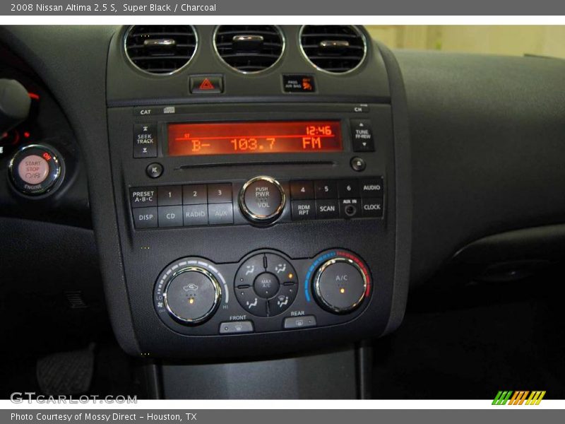 Super Black / Charcoal 2008 Nissan Altima 2.5 S