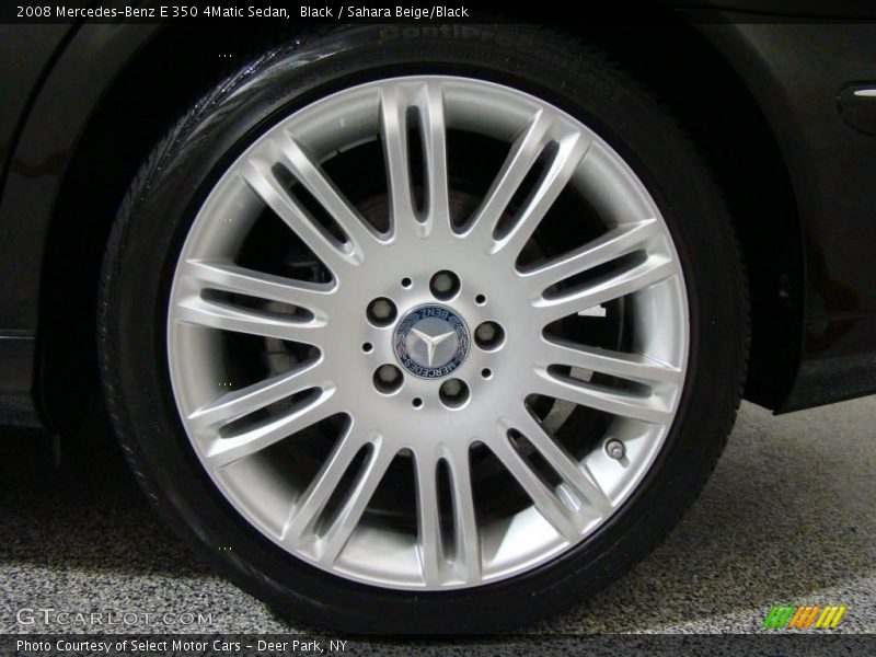 Black / Sahara Beige/Black 2008 Mercedes-Benz E 350 4Matic Sedan