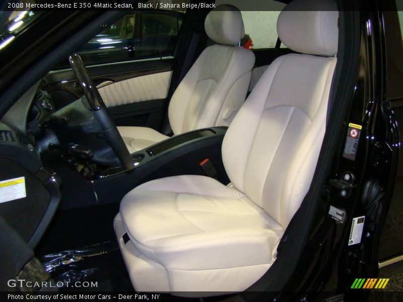 Black / Sahara Beige/Black 2008 Mercedes-Benz E 350 4Matic Sedan