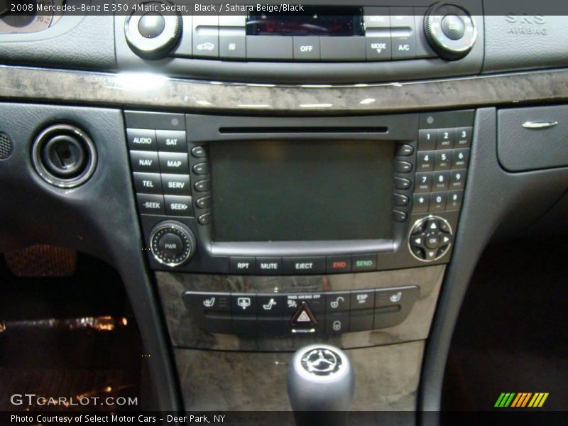 Black / Sahara Beige/Black 2008 Mercedes-Benz E 350 4Matic Sedan