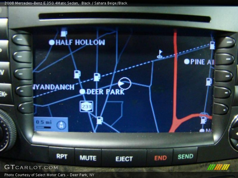 Black / Sahara Beige/Black 2008 Mercedes-Benz E 350 4Matic Sedan