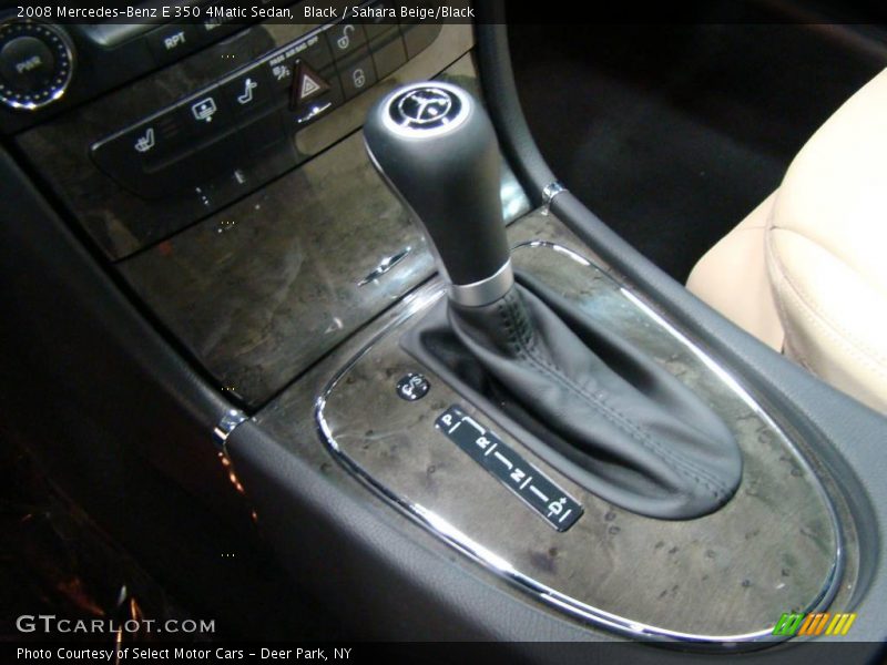 Black / Sahara Beige/Black 2008 Mercedes-Benz E 350 4Matic Sedan