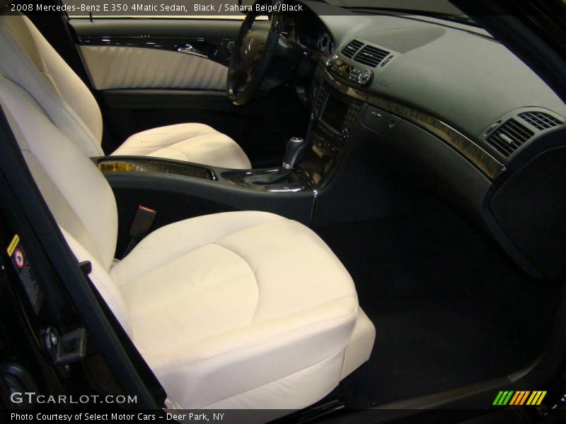 Black / Sahara Beige/Black 2008 Mercedes-Benz E 350 4Matic Sedan
