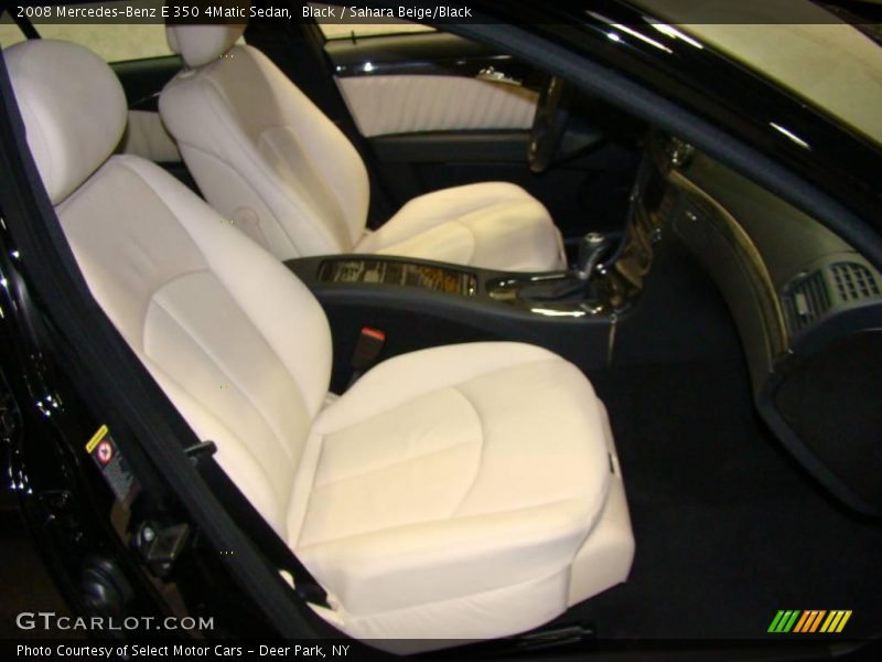 Black / Sahara Beige/Black 2008 Mercedes-Benz E 350 4Matic Sedan