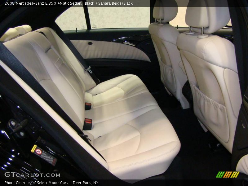 Black / Sahara Beige/Black 2008 Mercedes-Benz E 350 4Matic Sedan