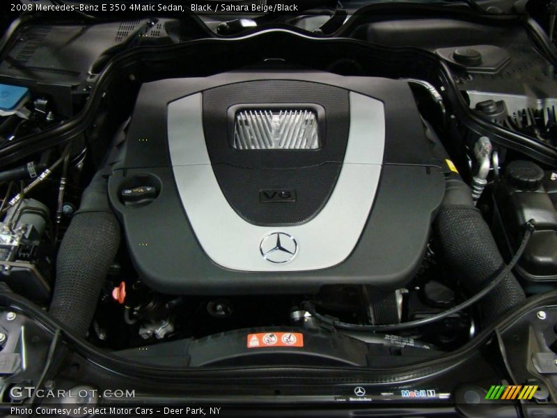 Black / Sahara Beige/Black 2008 Mercedes-Benz E 350 4Matic Sedan