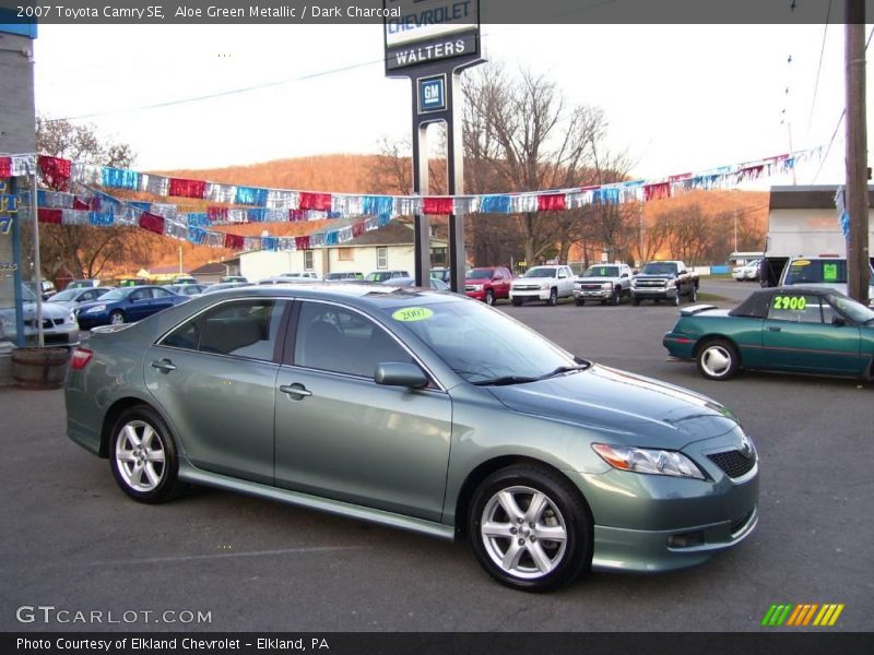 Aloe Green Metallic / Dark Charcoal 2007 Toyota Camry SE