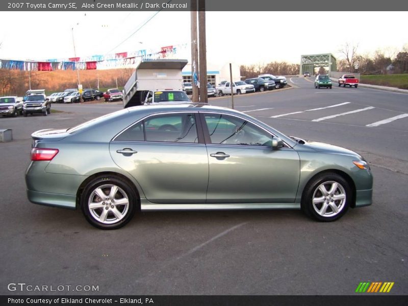 Aloe Green Metallic / Dark Charcoal 2007 Toyota Camry SE