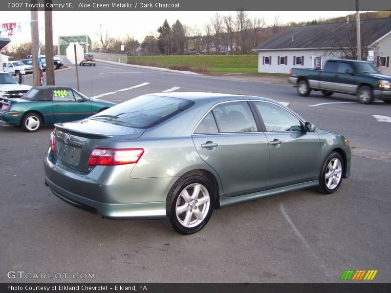 Aloe Green Metallic / Dark Charcoal 2007 Toyota Camry SE