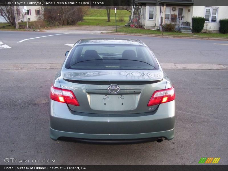 Aloe Green Metallic / Dark Charcoal 2007 Toyota Camry SE