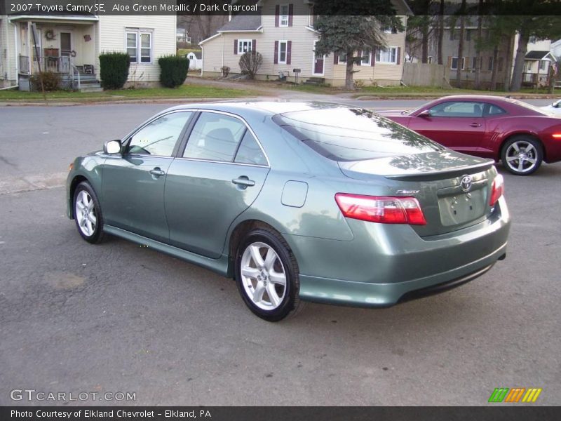 Aloe Green Metallic / Dark Charcoal 2007 Toyota Camry SE