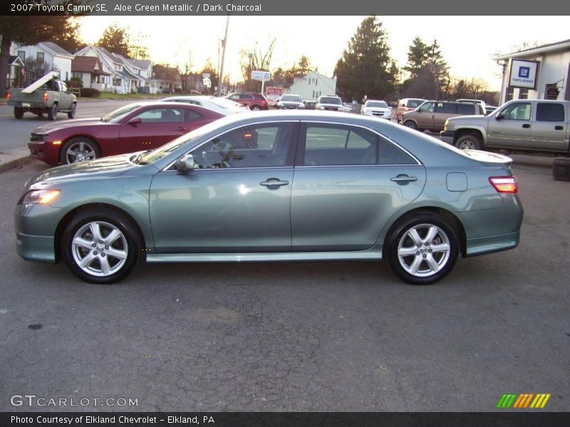 Aloe Green Metallic / Dark Charcoal 2007 Toyota Camry SE