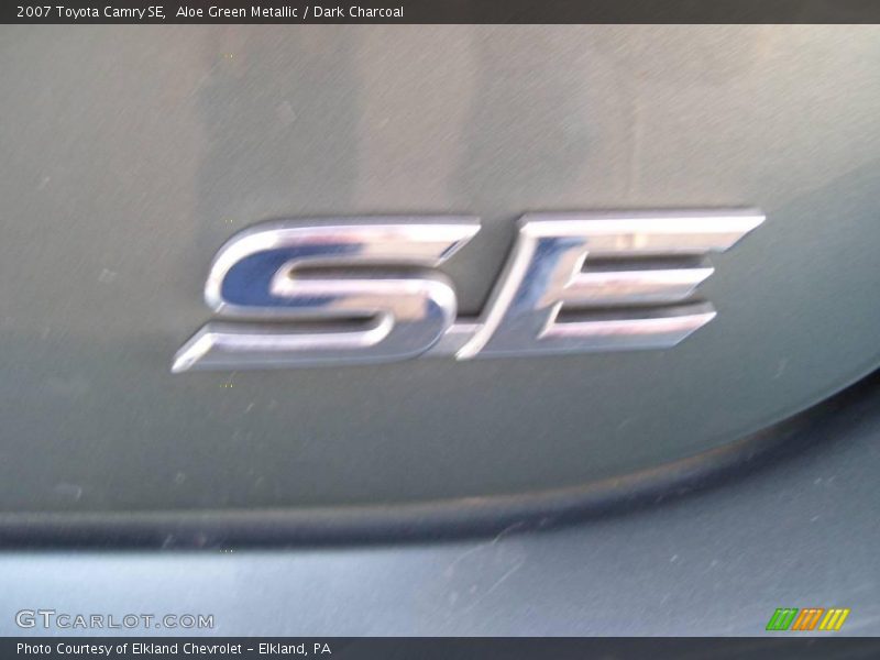 Aloe Green Metallic / Dark Charcoal 2007 Toyota Camry SE