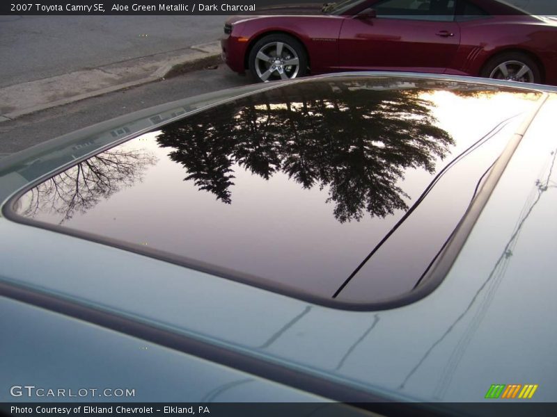 Aloe Green Metallic / Dark Charcoal 2007 Toyota Camry SE