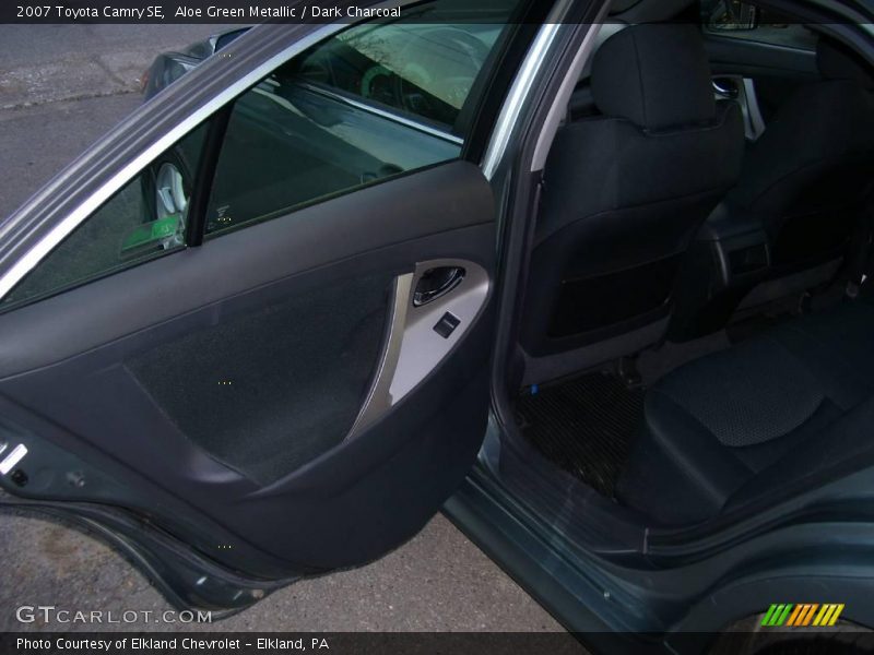 Aloe Green Metallic / Dark Charcoal 2007 Toyota Camry SE