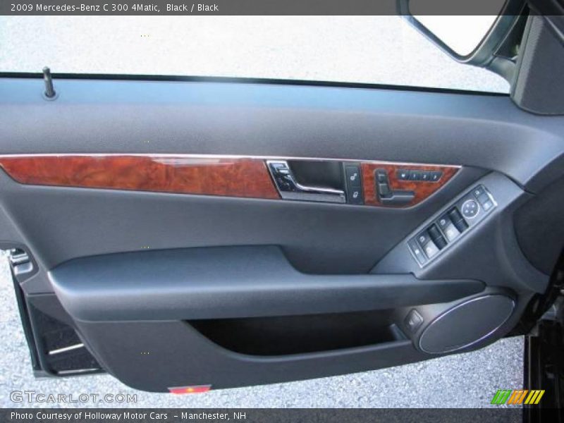 Black / Black 2009 Mercedes-Benz C 300 4Matic