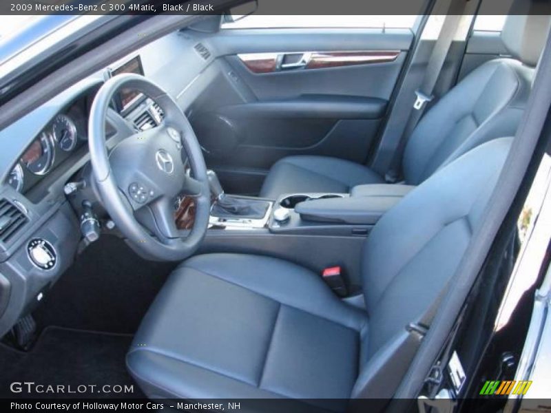 Black / Black 2009 Mercedes-Benz C 300 4Matic