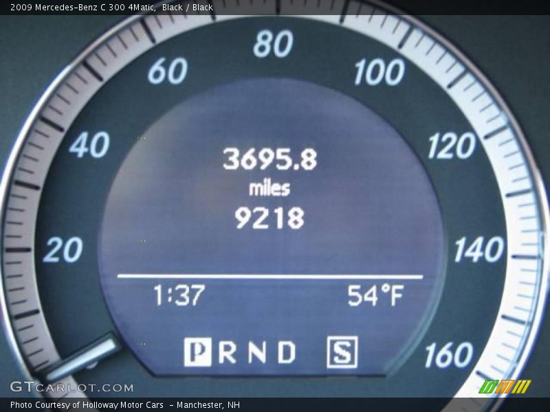 Black / Black 2009 Mercedes-Benz C 300 4Matic