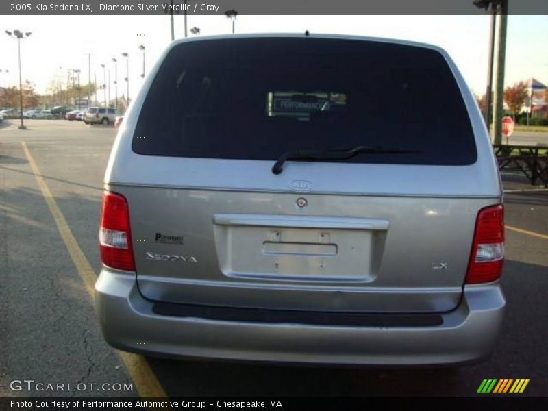 Diamond Silver Metallic / Gray 2005 Kia Sedona LX