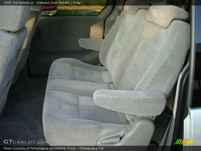 Diamond Silver Metallic / Gray 2005 Kia Sedona LX