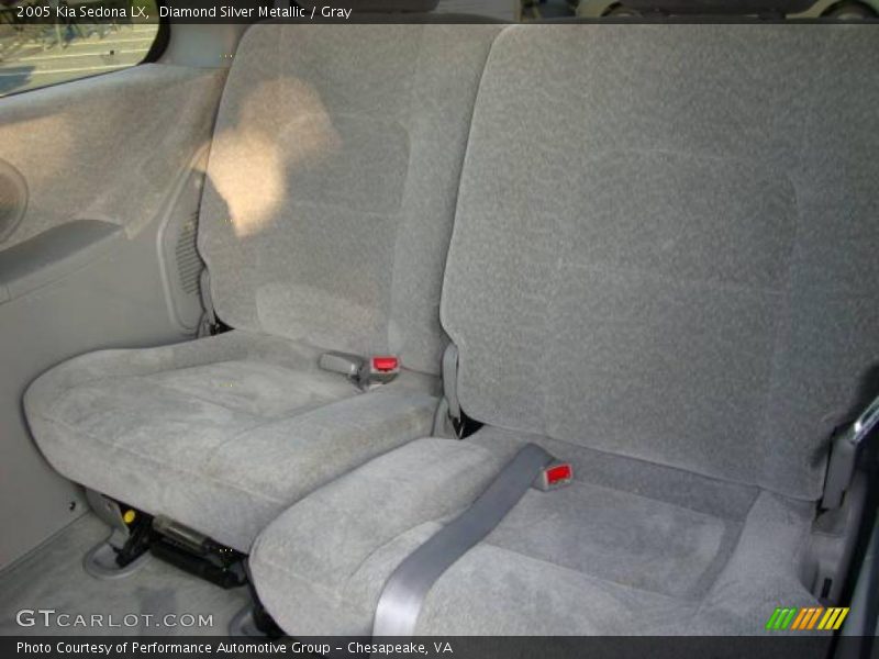 Diamond Silver Metallic / Gray 2005 Kia Sedona LX