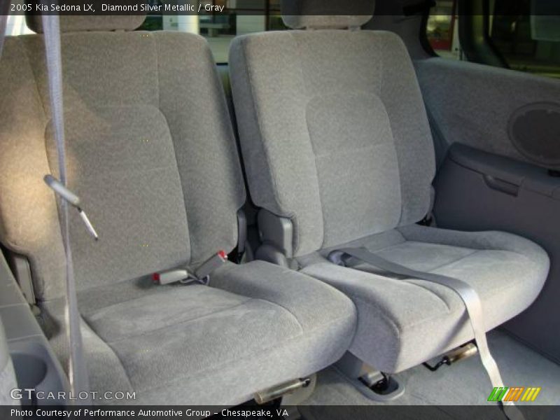 Diamond Silver Metallic / Gray 2005 Kia Sedona LX