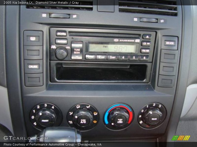 Diamond Silver Metallic / Gray 2005 Kia Sedona LX