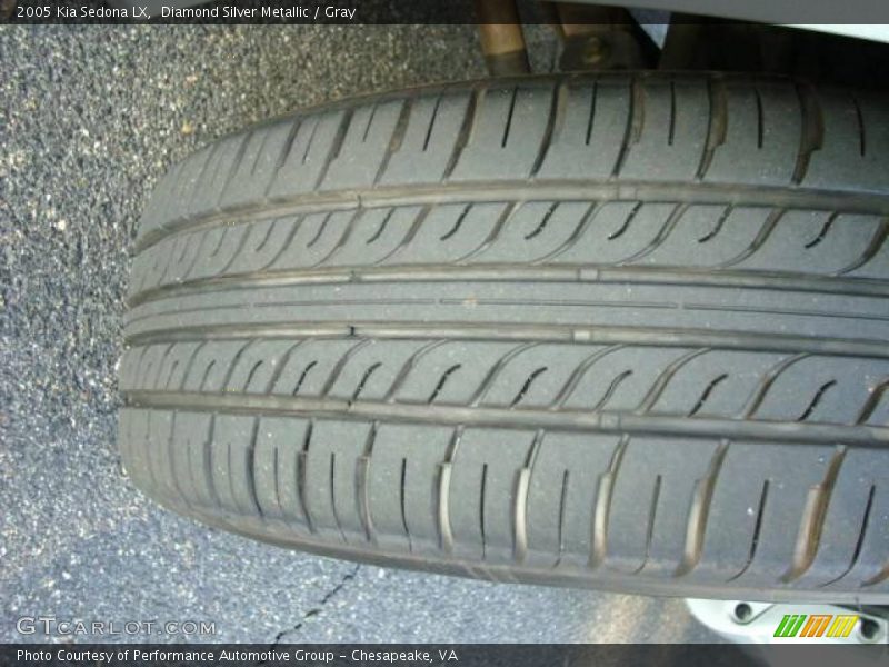 Diamond Silver Metallic / Gray 2005 Kia Sedona LX