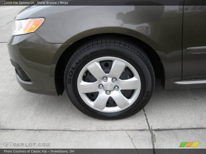 Metal Bronze / Beige 2009 Kia Optima LX