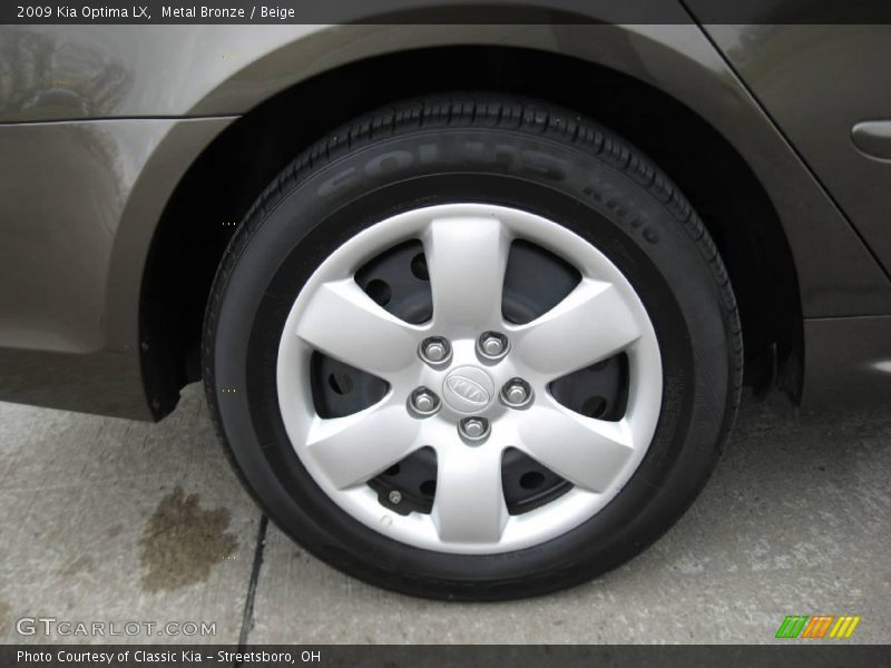 Metal Bronze / Beige 2009 Kia Optima LX