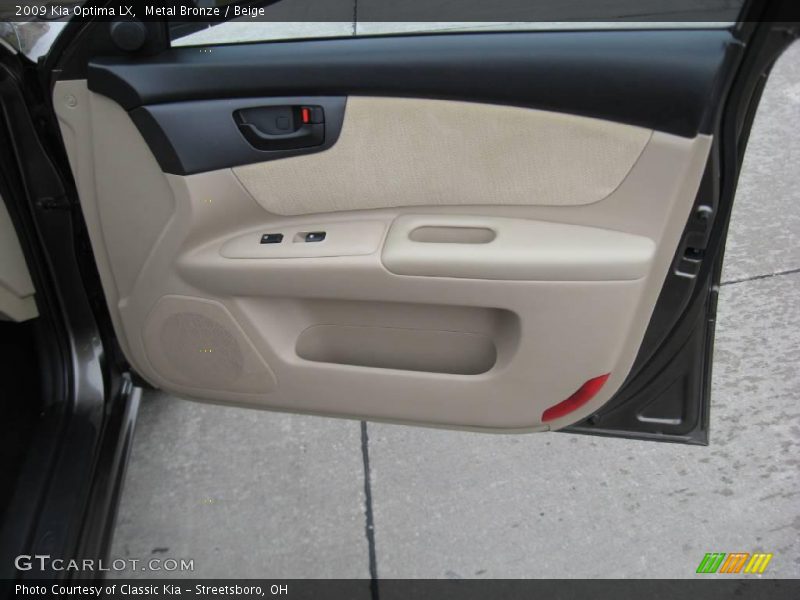 Metal Bronze / Beige 2009 Kia Optima LX