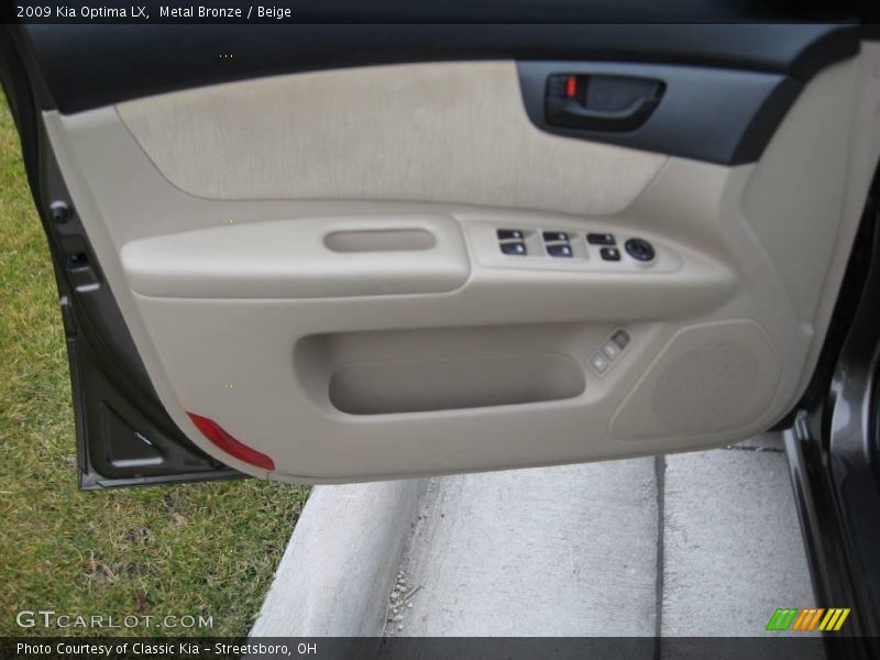 Metal Bronze / Beige 2009 Kia Optima LX