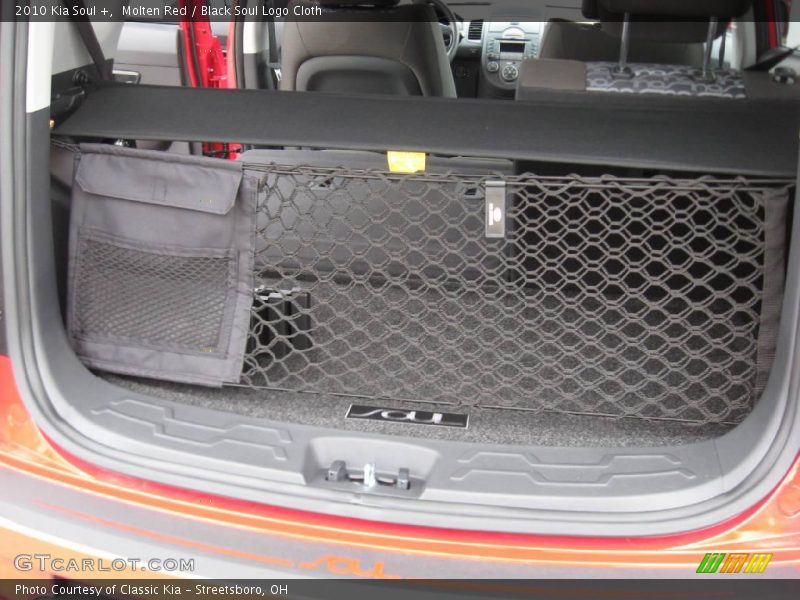Molten Red / Black Soul Logo Cloth 2010 Kia Soul +