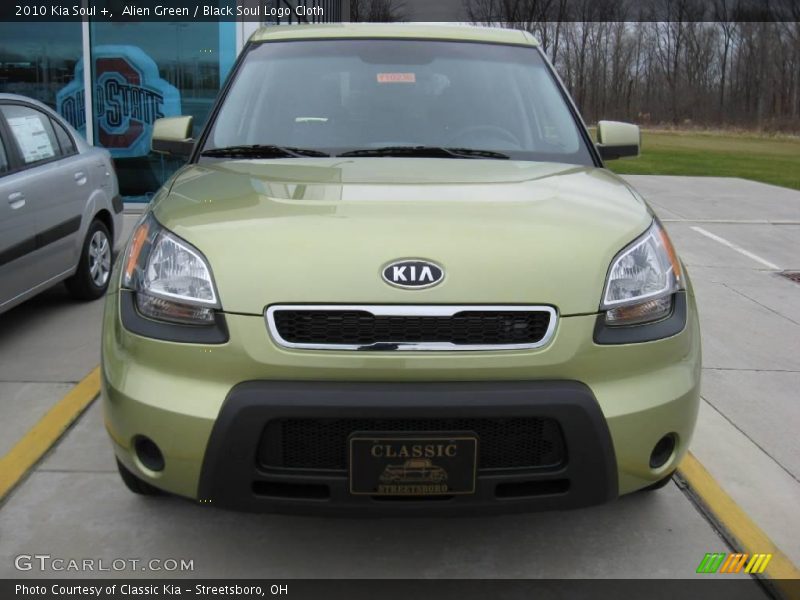 Alien Green / Black Soul Logo Cloth 2010 Kia Soul +