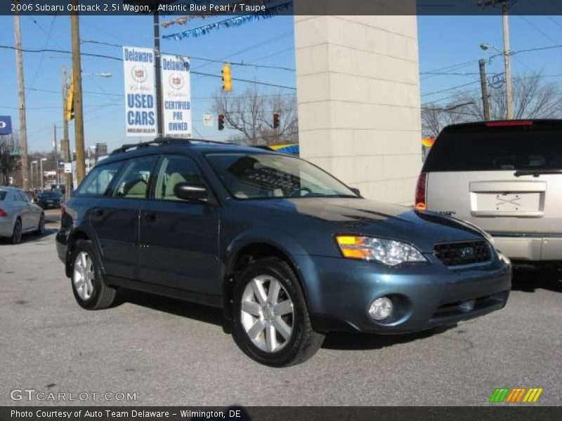 Atlantic Blue Pearl / Taupe 2006 Subaru Outback 2.5i Wagon