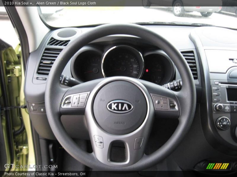Alien Green / Black Soul Logo Cloth 2010 Kia Soul +