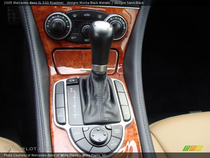 designo Mocha Black Metallic / designo Sand/Black 2005 Mercedes-Benz SL 500 Roadster