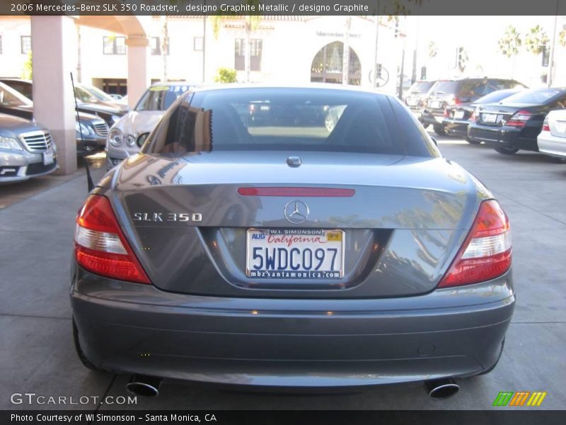 designo Graphite Metallic / designo Graphite 2006 Mercedes-Benz SLK 350 Roadster
