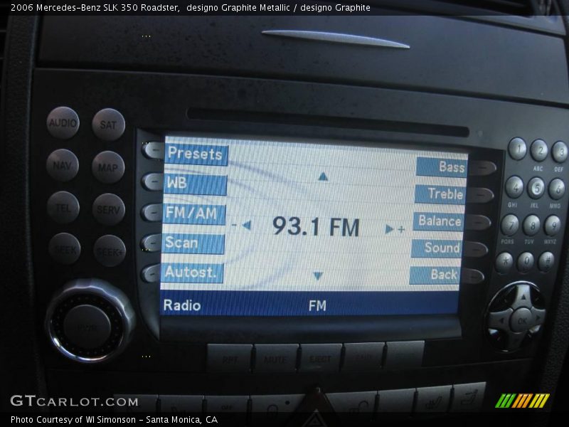 designo Graphite Metallic / designo Graphite 2006 Mercedes-Benz SLK 350 Roadster