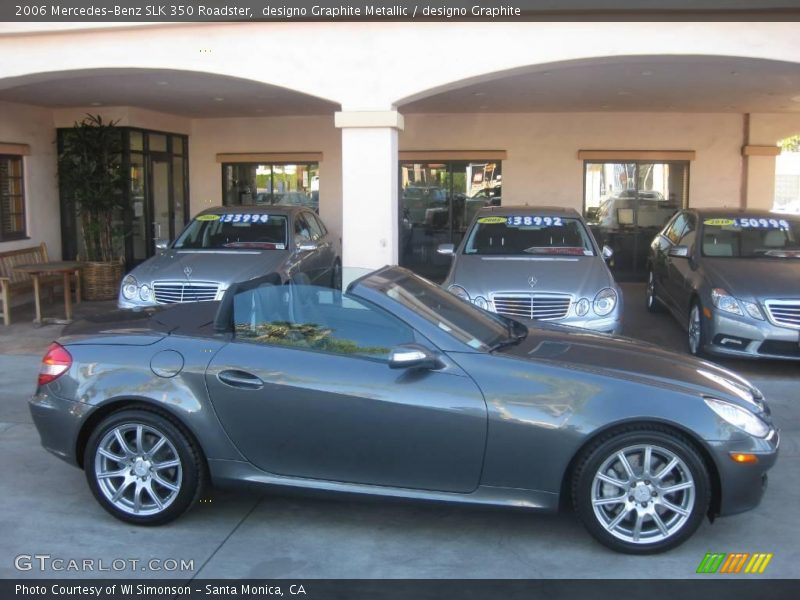 designo Graphite Metallic / designo Graphite 2006 Mercedes-Benz SLK 350 Roadster