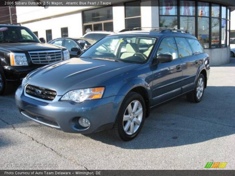 Atlantic Blue Pearl / Taupe 2006 Subaru Outback 2.5i Wagon