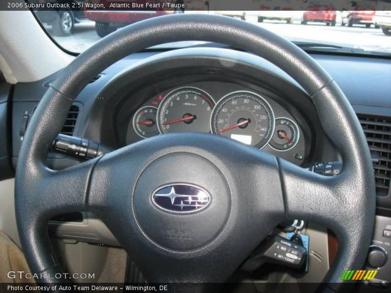 Atlantic Blue Pearl / Taupe 2006 Subaru Outback 2.5i Wagon