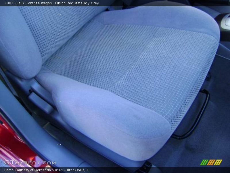 Fusion Red Metallic / Grey 2007 Suzuki Forenza Wagon