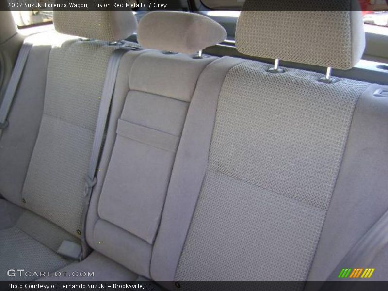 Fusion Red Metallic / Grey 2007 Suzuki Forenza Wagon