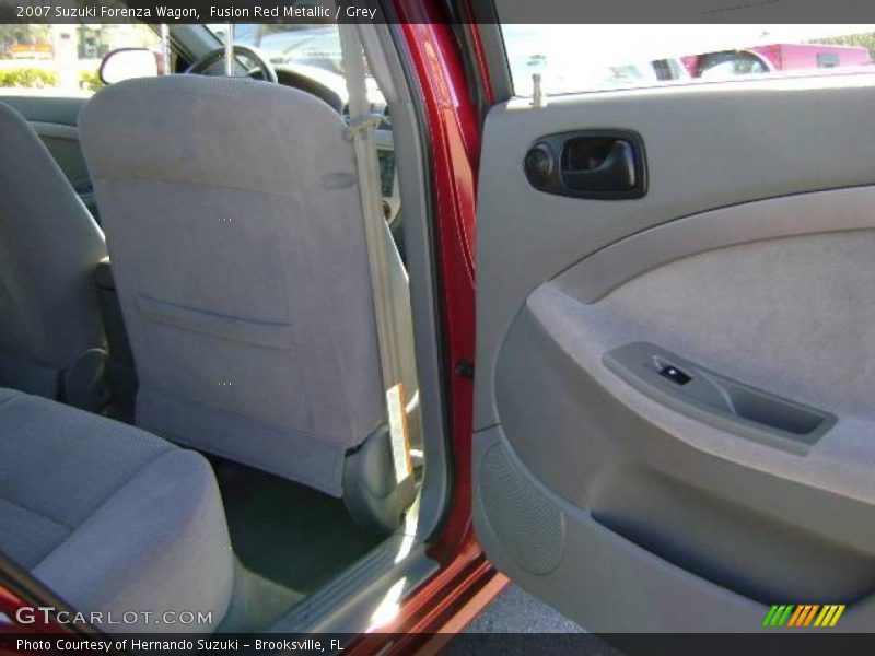 Fusion Red Metallic / Grey 2007 Suzuki Forenza Wagon