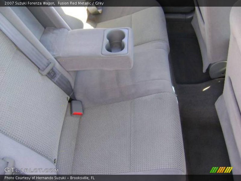 Fusion Red Metallic / Grey 2007 Suzuki Forenza Wagon