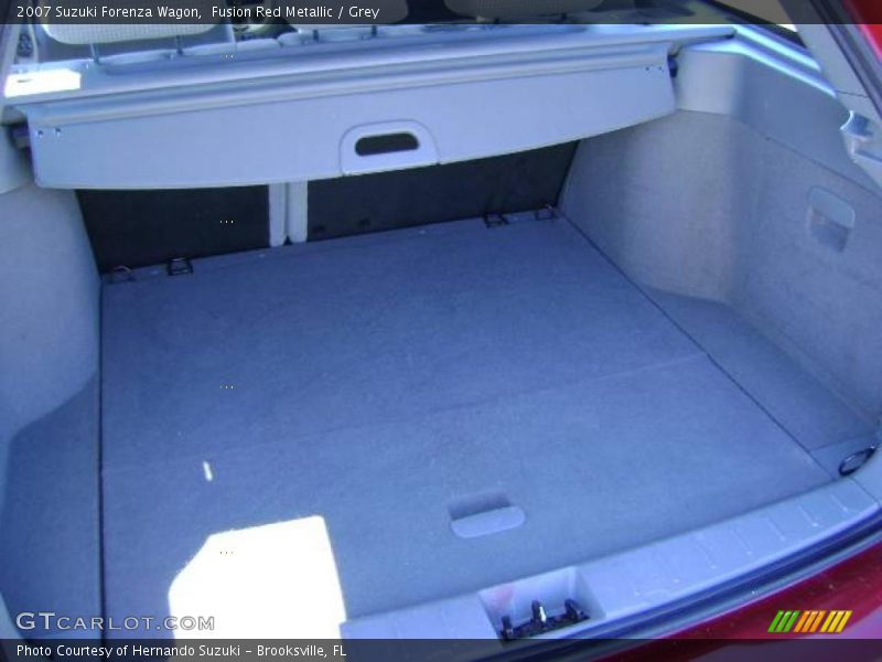 Fusion Red Metallic / Grey 2007 Suzuki Forenza Wagon