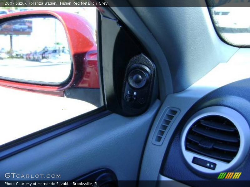 Fusion Red Metallic / Grey 2007 Suzuki Forenza Wagon